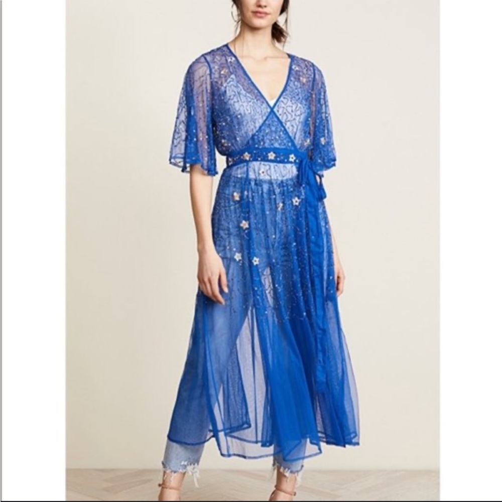 Free people New Friends Colony Stargazer Wrap Dress